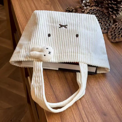 Kawaii  Cute Cream Tote Casual Handbag