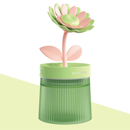 Flower Light Up Humidifier/ Diffuser - USB Ultrasonic