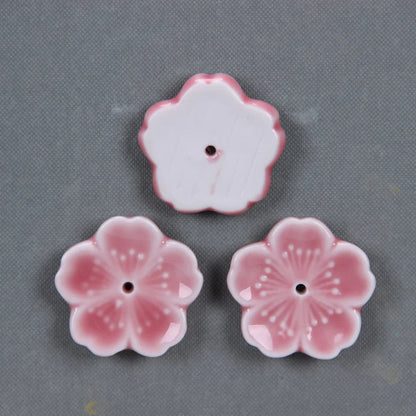 Cherry Blossom Cute Ceramic Floral Incense Burner
