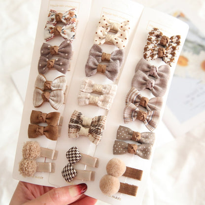 Hair Bow Pins in Neutral Tones (Various Options)